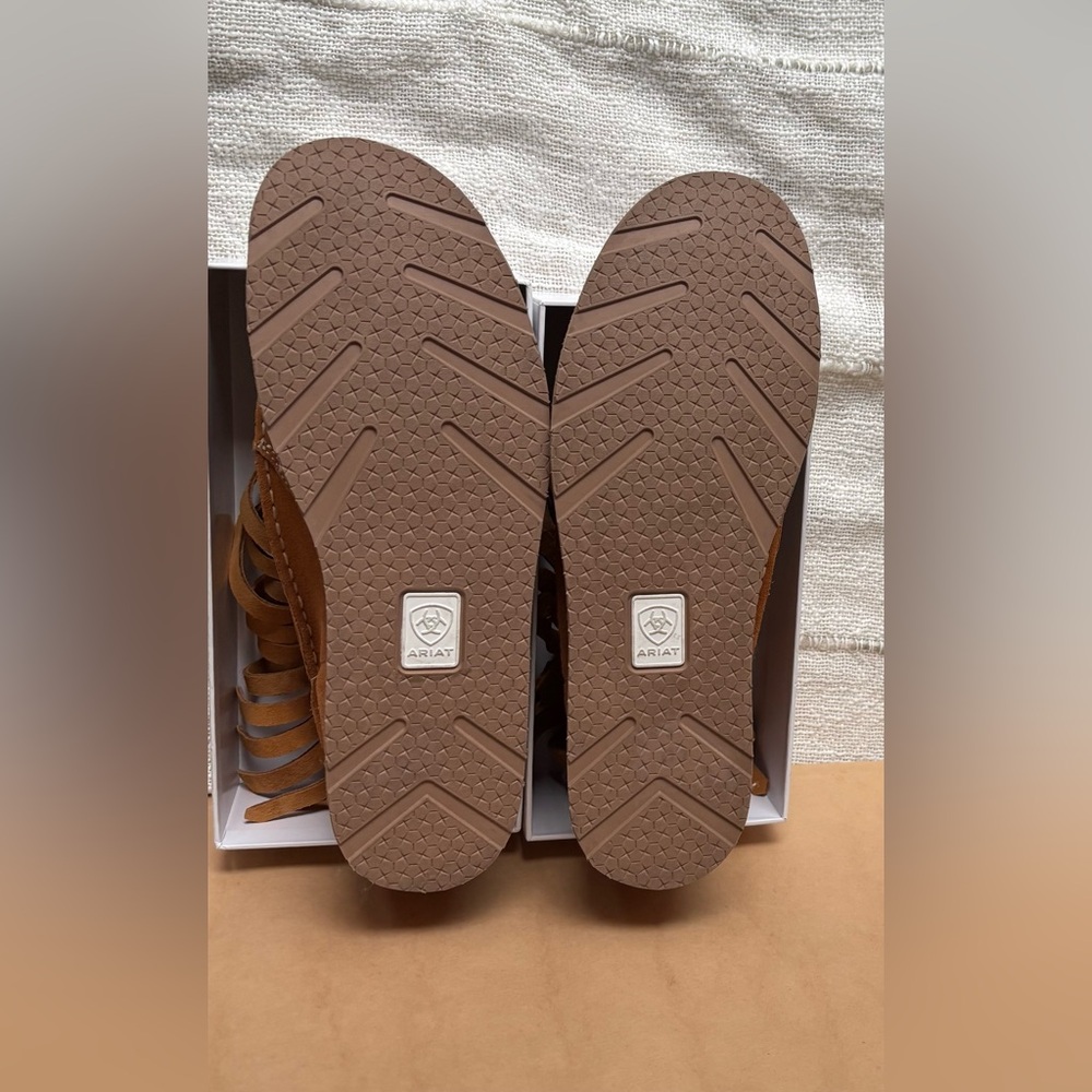 Ariat Cruiser Fringed Chukka Boot Moccasin Style #10023037 Leopard Print Sz. 9.5 - Picture 8 of 12